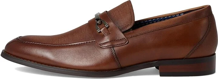 Stacy Adams Kaylor Penny Slip-On Loafer Men's Shoes Cognac : 7 M, Leather - Image 6