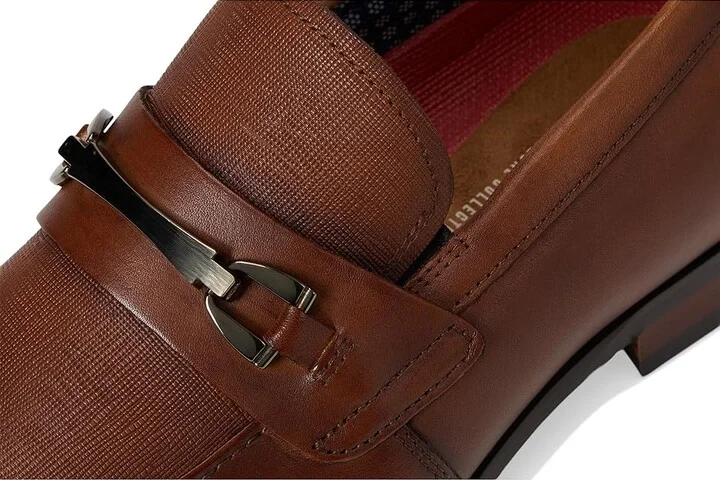 Stacy Adams Kaylor Penny Slip-On Loafer Men's Shoes Cognac : 7 M, Leather - Image 7