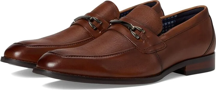 Stacy Adams Kaylor Penny Slip-On Loafer Men's Shoes Cognac : 7 M, Leather