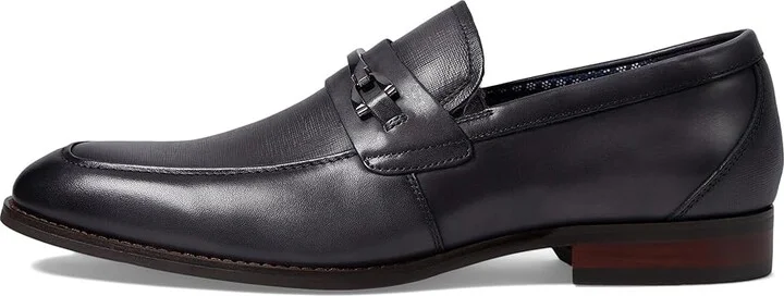 Stacy Adams Kaylor Penny Slip-On Loafer Men's Shoes Gray : 10.5 M, Leather - Image 6