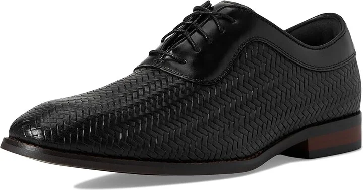 Stacy Adams Keating Lace-Up Men's Lace Up Wing Tip Shoes Black : 8 M, Leather - Image 5