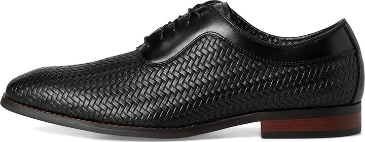 Stacy Adams Keating Lace-Up Men's Lace Up Wing Tip Shoes Black : 8 M, Leather - Image 6