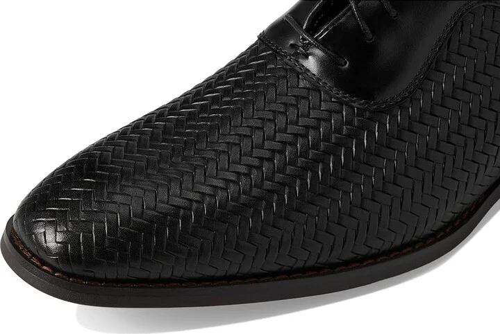 Stacy Adams Keating Lace-Up Men's Lace Up Wing Tip Shoes Black : 8 M, Leather - Image 7