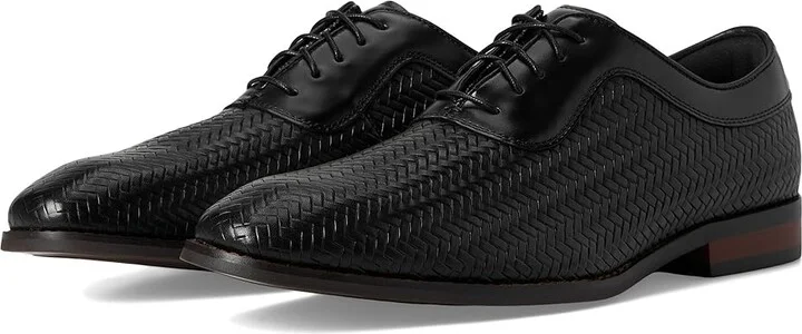 Stacy Adams Keating Lace-Up Men's Lace Up Wing Tip Shoes Black : 8 M, Leather