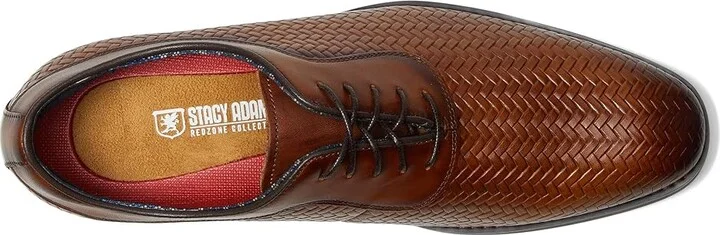 Stacy Adams Keating Lace-Up Men's Lace Up Wing Tip Shoes Tan : 9 M, Leather - Image 2