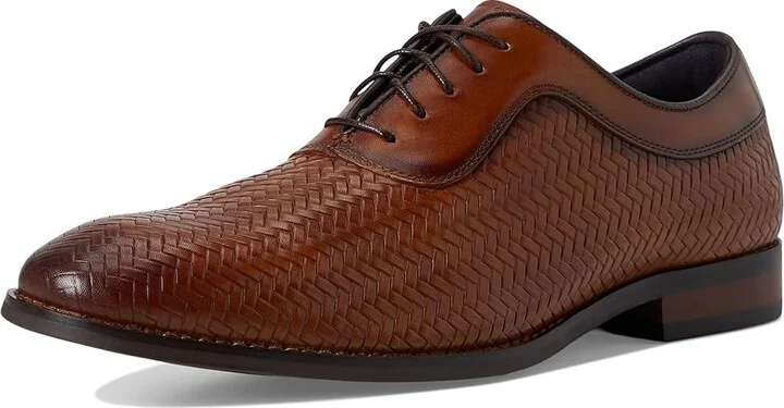 Stacy Adams Keating Lace-Up Men's Lace Up Wing Tip Shoes Tan : 9 M, Leather - Image 5