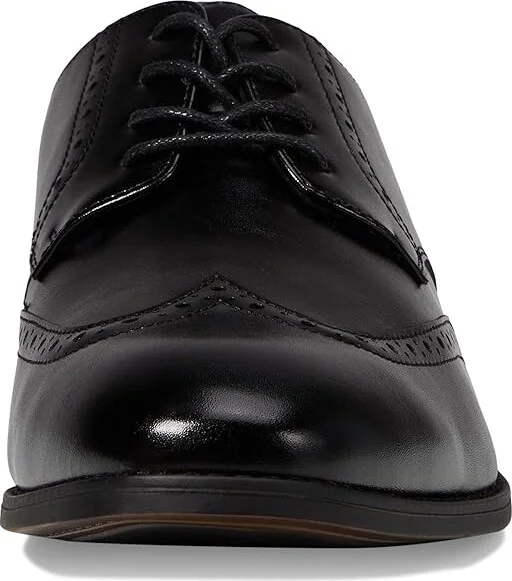 Stacy Adams Lancaster Wingtip Oxford Men's Lace Up Wing Tip Shoes Black : 10.5 W, Leather - Image 5