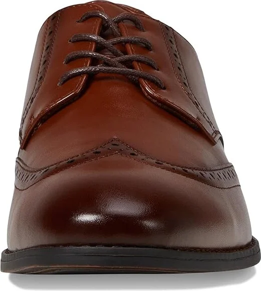 Stacy Adams Lancaster Wingtip Oxford Men's Lace Up Wing Tip Shoes Cognac : 9 W, Leather - Image 5