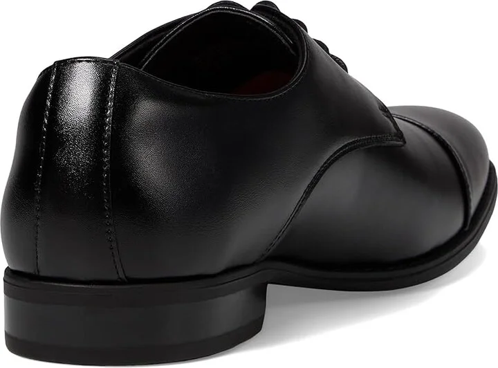 Stacy Adams Lawson Cap Toe Oxford Men's Lace Up Wing Tip Shoes Black : 8 M, Synthetic - Image 4