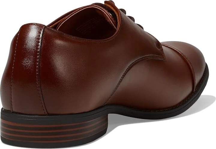 Stacy Adams Lawson Cap Toe Oxford Men's Lace Up Wing Tip Shoes Cognac : 15 M, Synthetic - Image 4