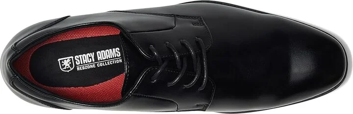 Stacy Adams Lonsdale Plain Toe Oxford Men's Lace Up Wing Tip Shoes Black : 8 W, Leather - Image 2