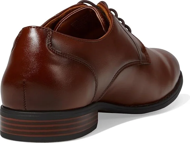 Stacy Adams Lonsdale Plain Toe Oxford Men's Lace Up Wing Tip Shoes Cognac : 12 M, Leather - Image 4