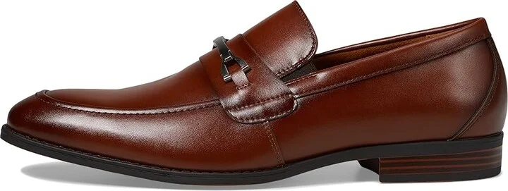 Stacy Adams Lundy Slip On Loafer Men's Lace Up Wing Tip Shoes Cognac : 8 M, Leather/Rubber - Image 6