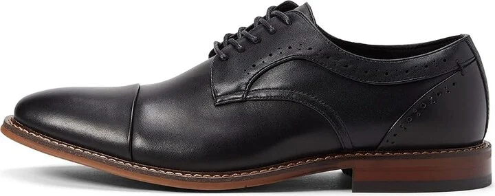 Stacy Adams Maddox Cap Toe Oxford Men's Shoes Black : 7 M, Leather - Image 5