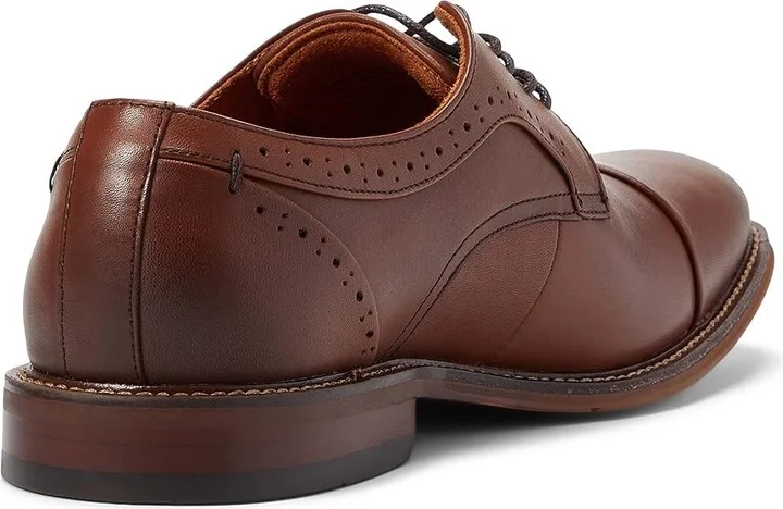 Stacy Adams Maddox Cap Toe Oxford Men's Shoes Chocolate : 7 M, Leather - Image 4