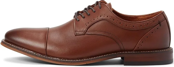 Stacy Adams Maddox Cap Toe Oxford Men's Shoes Chocolate : 7 M, Leather - Image 5