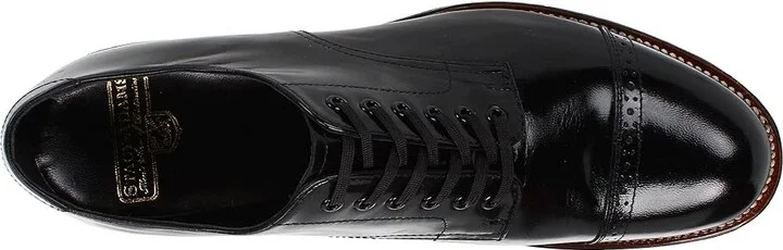 Stacy Adams Madison (Cap Toe) Men's Dress Flat Shoes Black : 7 D - Medium, Leather/Suede - Image 3