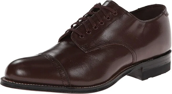 Stacy Adams Madison Cap Toe Oxford Men's Shoes Brown : 10 D - Medium, Leather - Image 2