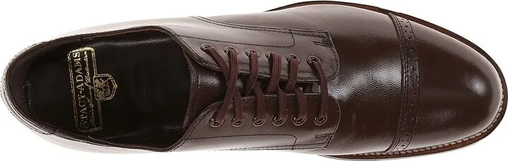 Stacy Adams Madison Cap Toe Oxford Men's Shoes Brown : 10 D - Medium, Leather - Image 3