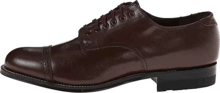 Stacy Adams Madison Cap Toe Oxford Men's Shoes Brown : 10 D - Medium, Leather - Image 7