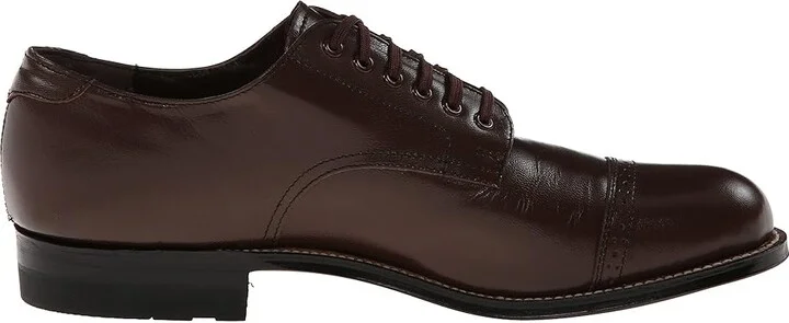 Stacy Adams Madison Cap Toe Oxford Men's Shoes Brown : 10 D - Medium, Leather - Image 8