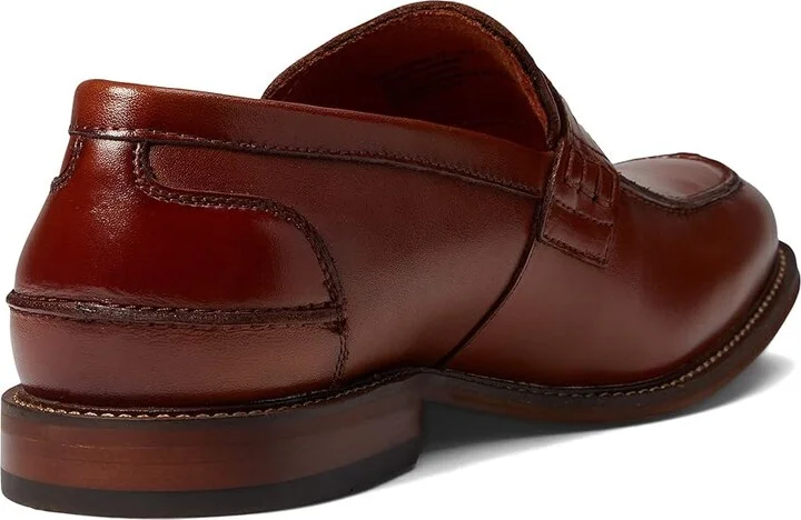 Stacy Adams Marlowe Penny Slip-On Loafer Men's Shoes Cognac Leather : 12 M - Image 4