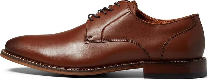Stacy Adams Marlton Plain Toe Oxford Men's Shoes Chocolate : 7 M, Synthetic/Leather - Image 5