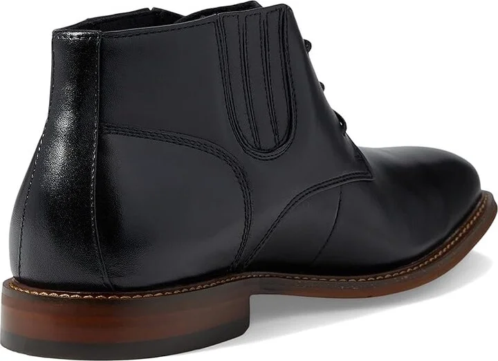 Stacy Adams Maxwell Plain Toe Demi Boot Men's Shoes Black : 7.5 M, Textile/Leather - Image 4