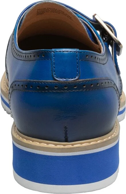 Stacy Adams Men's Bartram Plain Toe Monk Strap Shoe - Image 4