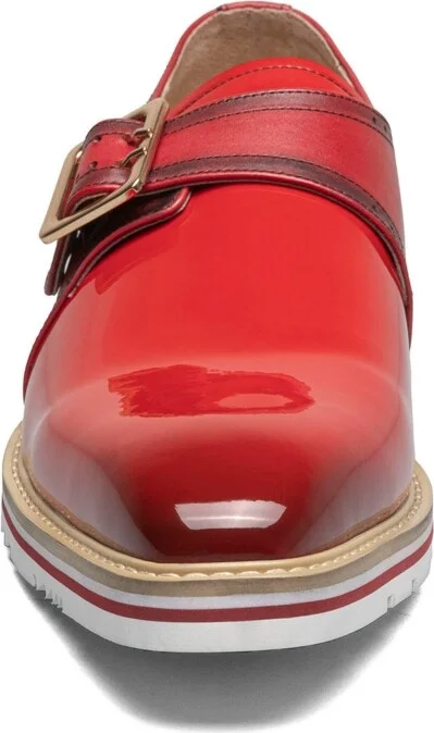 Stacy Adams Men's Bartram Plain Toe Monk Strap Shoe - Image 7