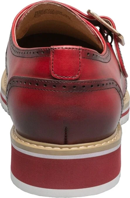 Stacy Adams Men's Bartram Plain Toe Monk Strap Shoe - Image 9