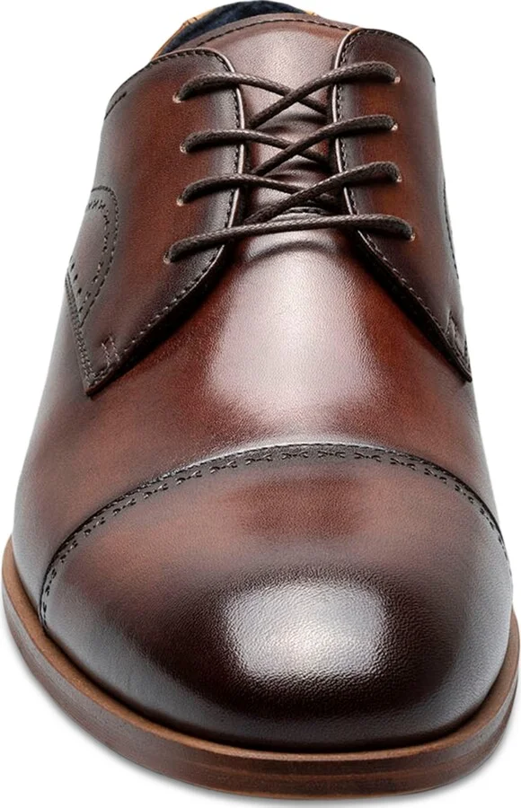 Stacy Adams Men's Bryant Lace-Up Cap-Toe Oxford Dress Shoes - Image 2