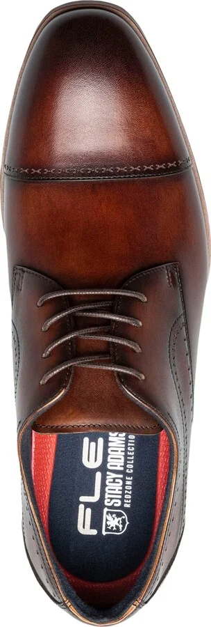 Stacy Adams Men's Bryant Lace-Up Cap-Toe Oxford Dress Shoes - Image 6