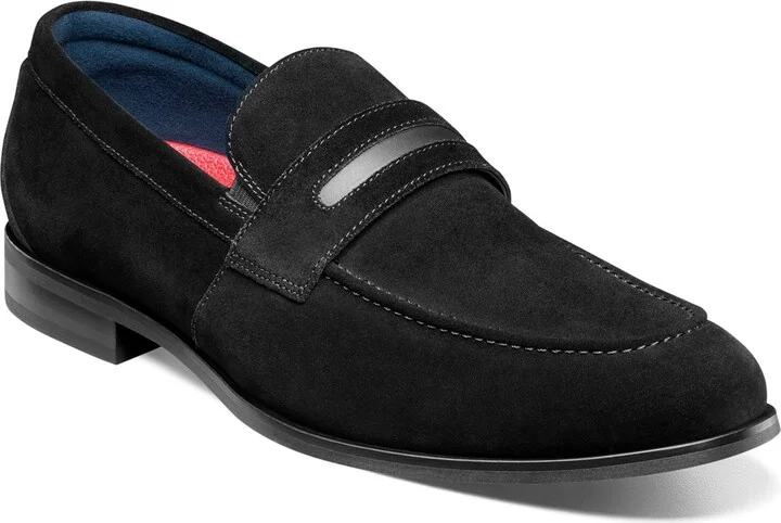 Stacy Adams Men's Burke Moc Toe Saddle Slip On Shoes