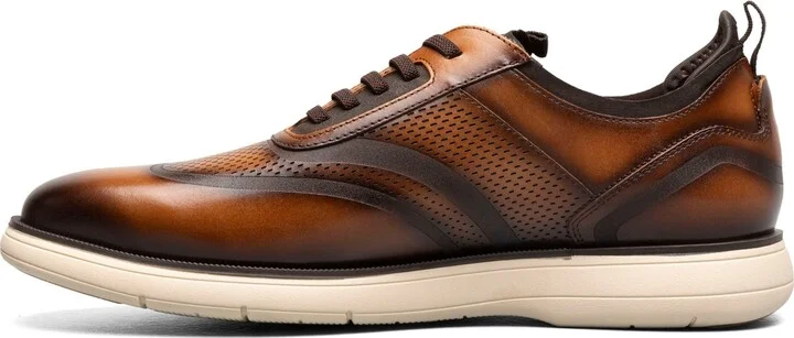 Stacy Adams Men's Edgewood Wingtip Elastic Lace Shoe - Image 5