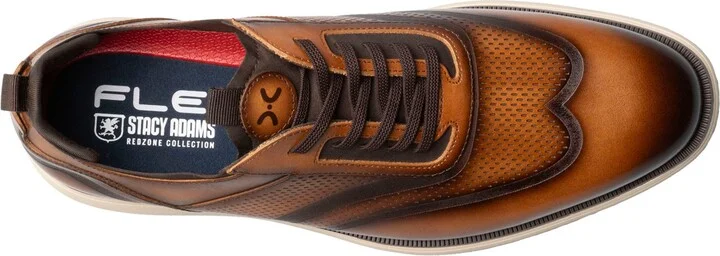 Stacy Adams Men's Edgewood Wingtip Elastic Lace Shoe - Image 6