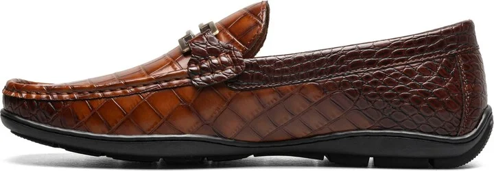 Stacy Adams Men's Embrey Moc Toe Bit Slip On Loafer - Image 5