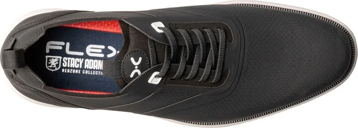 Stacy Adams Men's Everidge Plain Toe Elastic Lace Shoe - Image 11