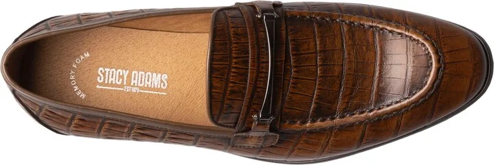 Stacy Adams Men's Ferdinand Moc Toe Slip On Loafers - Image 6
