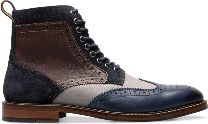 Stacy Adams Men's Finnegan Wingtip Lace-Up Boot - Image 3