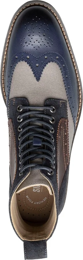 Stacy Adams Men's Finnegan Wingtip Lace-Up Boot - Image 5