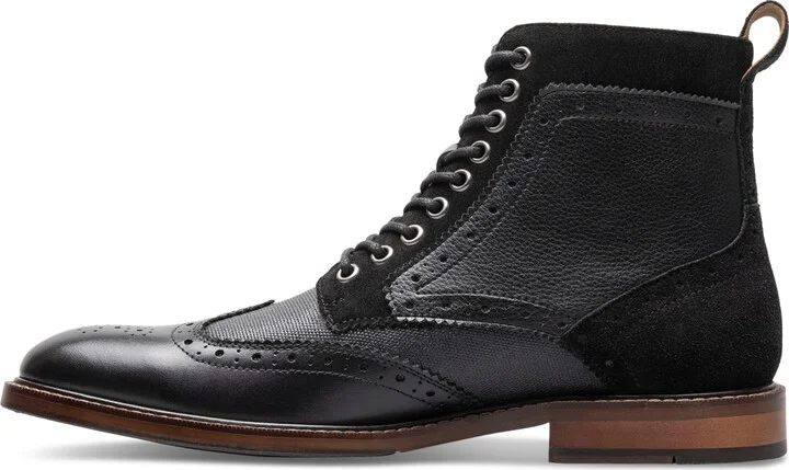 Stacy Adams Men's Finnegan Wingtip Lace-Up Boot - Image 10