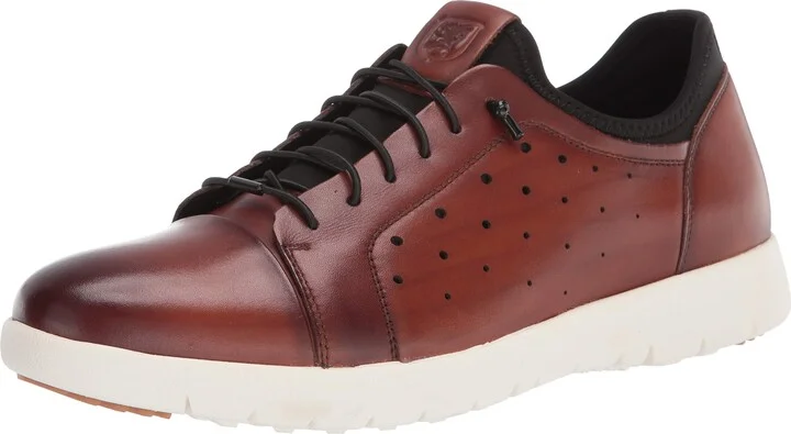 Stacy Adams Men's Halden Cap Toe Elastic Lace Sneaker