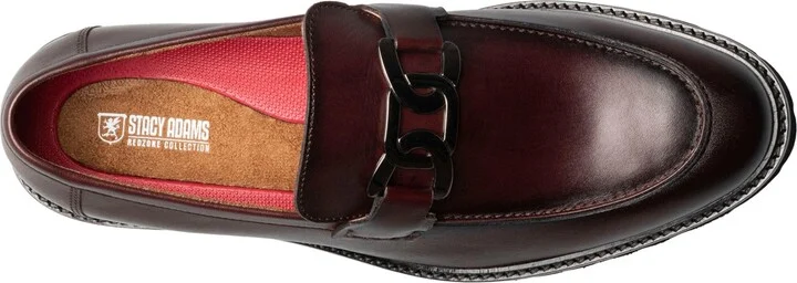 Stacy Adams Men's Hale Moc Toe Bit Slip On Loafer - Image 6