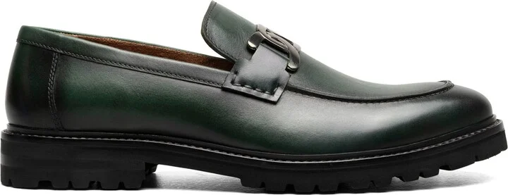 Stacy Adams Men's Hale Moc Toe Bit Slip On Loafer - Image 8