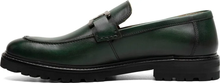 Stacy Adams Men's Hale Moc Toe Bit Slip On Loafer - Image 10