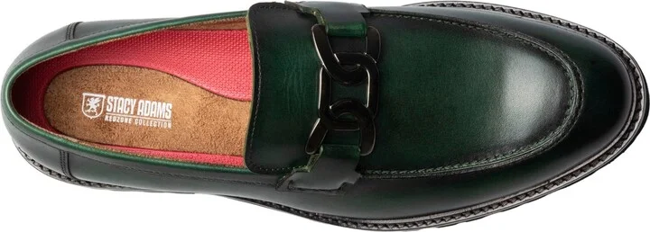 Stacy Adams Men's Hale Moc Toe Bit Slip On Loafer - Image 11