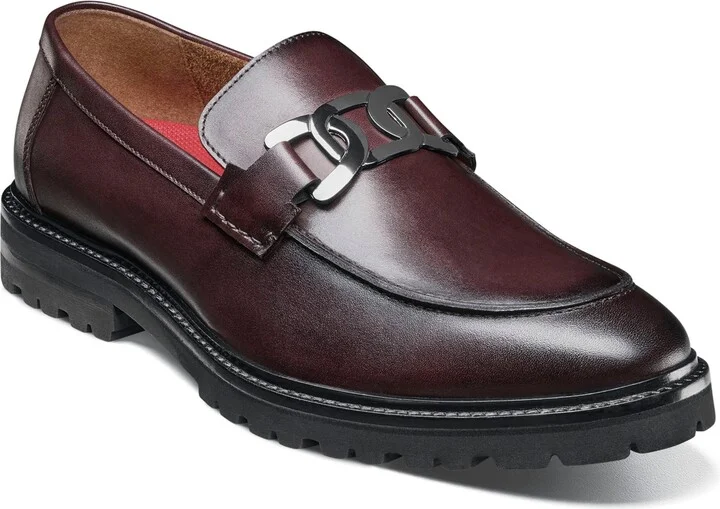 Stacy Adams Men's Hale Moc Toe Bit Slip On Loafer