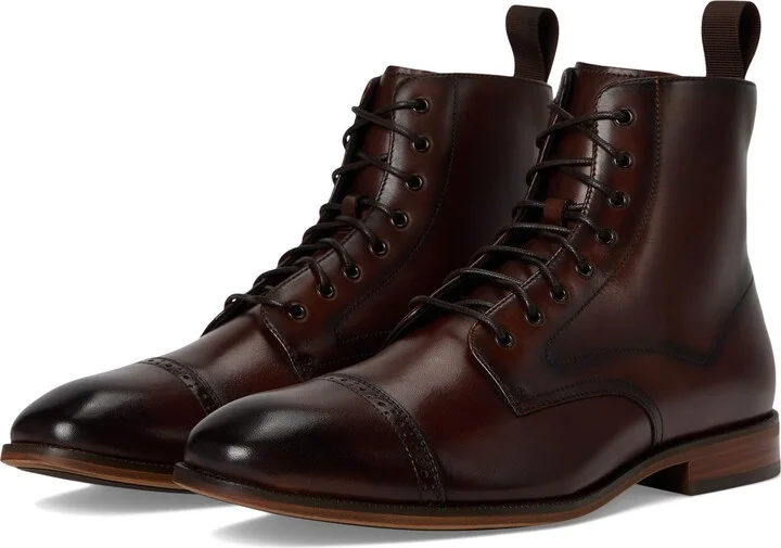 Stacy Adams Men's Henry Cap Toe Lace-Up Boot Fashion