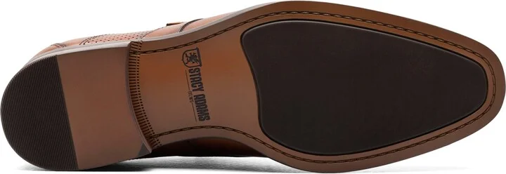 Stacy Adams Men's Karcher Plain Toe Monk Strap Slip-On Dress Shoes - Image 5